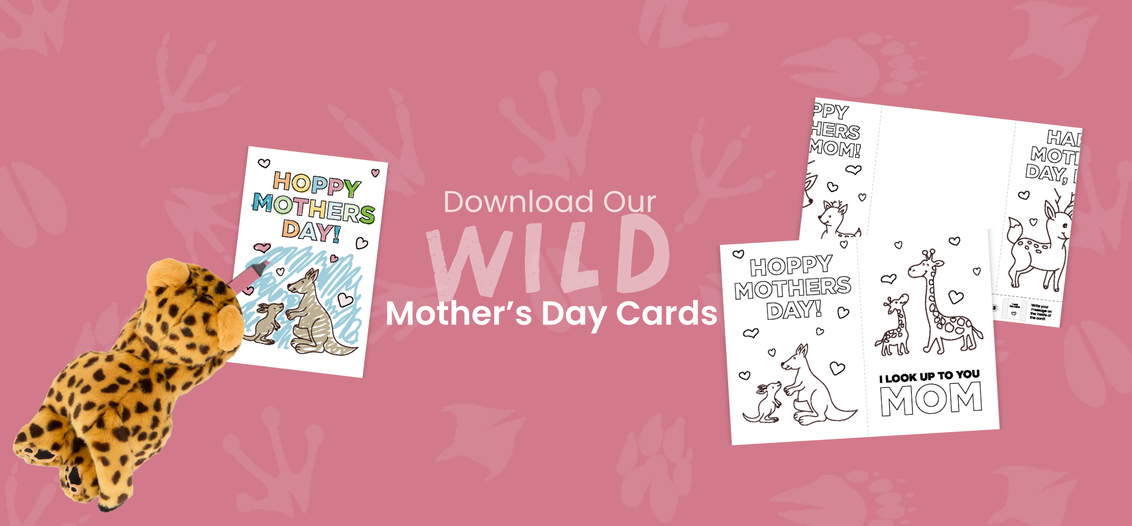 Downloadable Wildlife Mother’s Day Cards