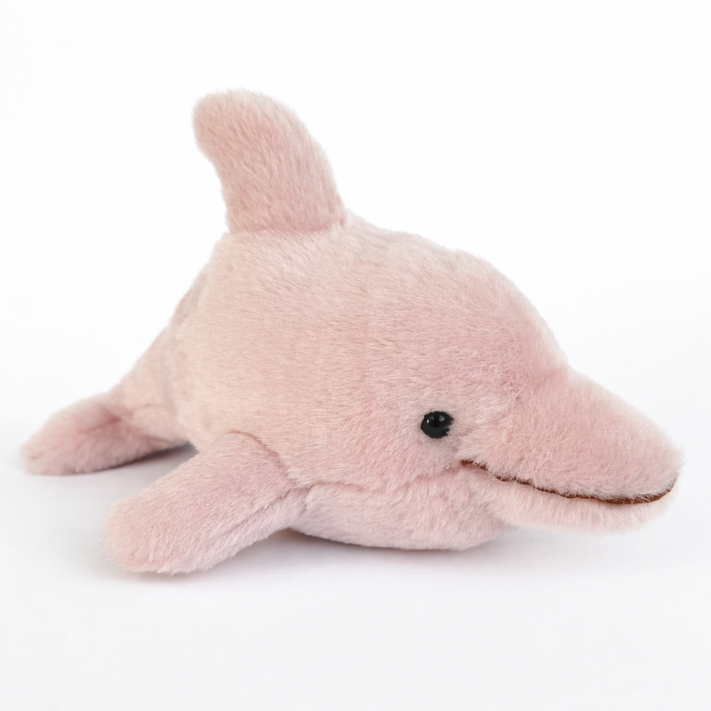 12" Pink Dolphin Stuffed Animal Plush