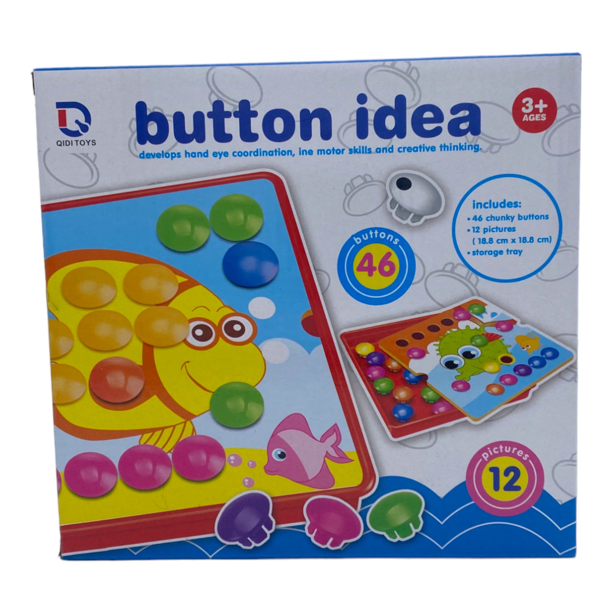 Ocean Button Art Activity Kit (Ages 3+)
