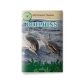 Book titled "Dolphins" with a photo of Dolphins as the front cover.