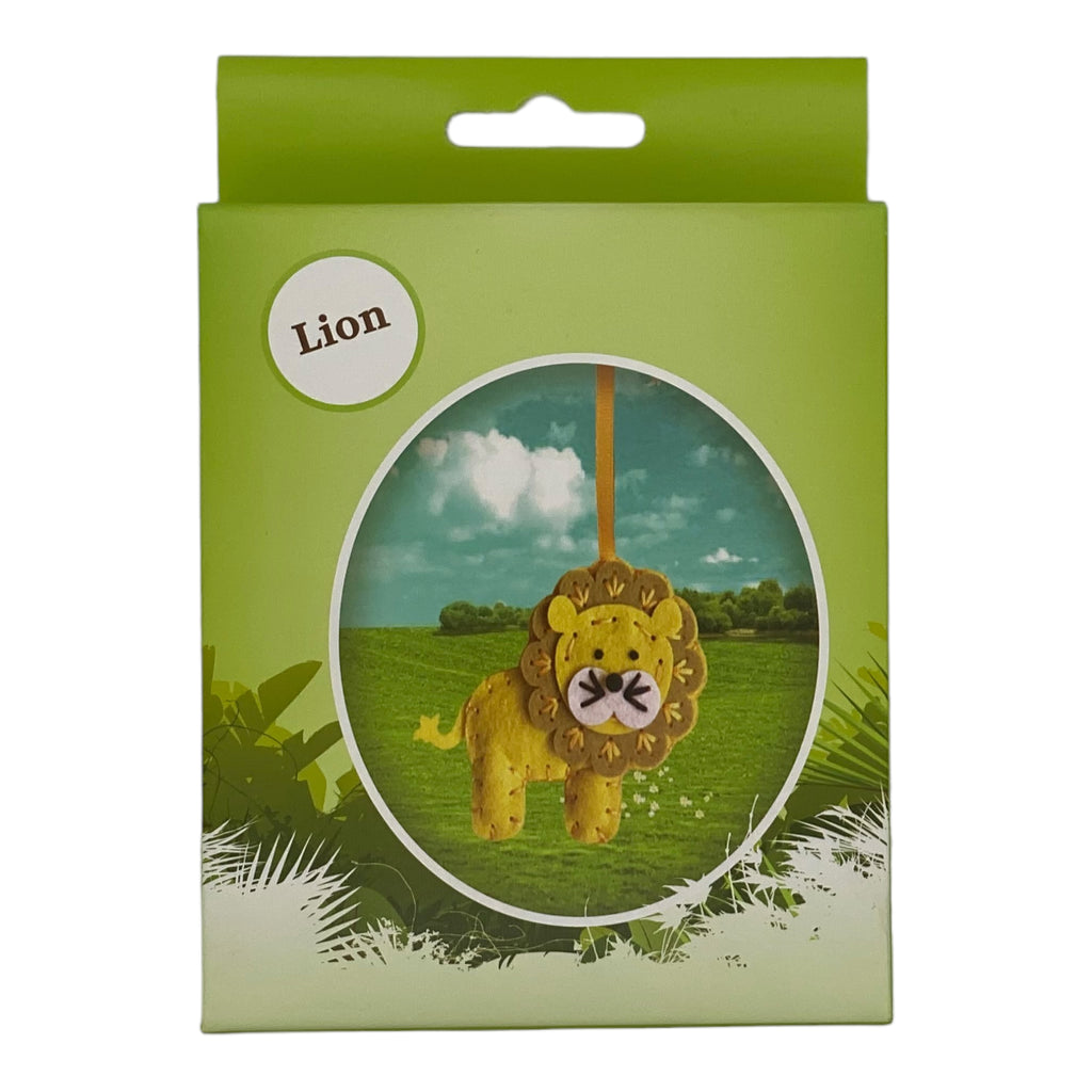 DIY Felt Lion Sewing Kit