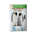 Book cover of 'Big Penguin, Little Penguin' with penguin illustration on a white background