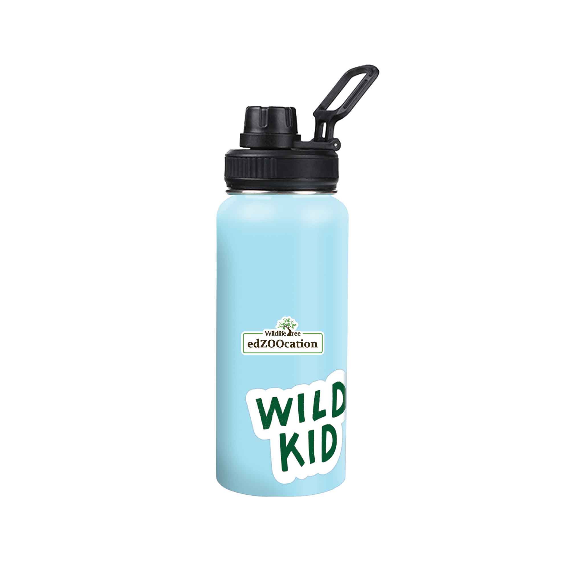 edZOOcation Reusable Kids Water Bottle (12 oz)