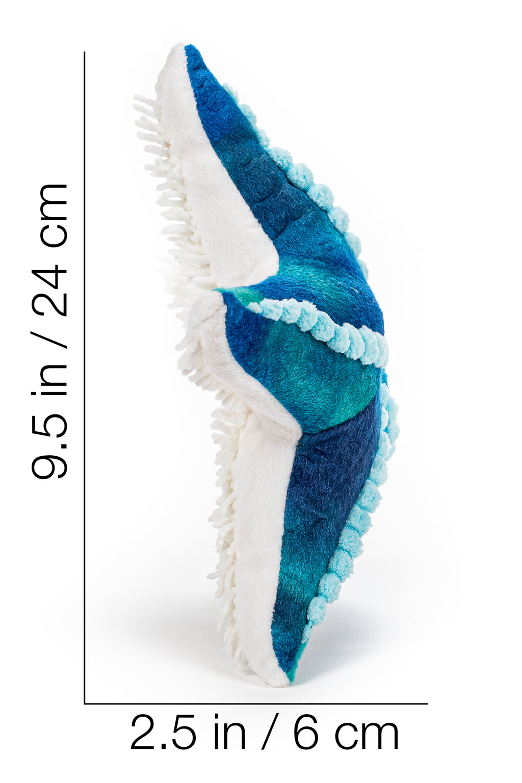 9 Inch Blue Stuffed Starfish Seastar Floppy Plush Animal Sea Life Ocean Collection