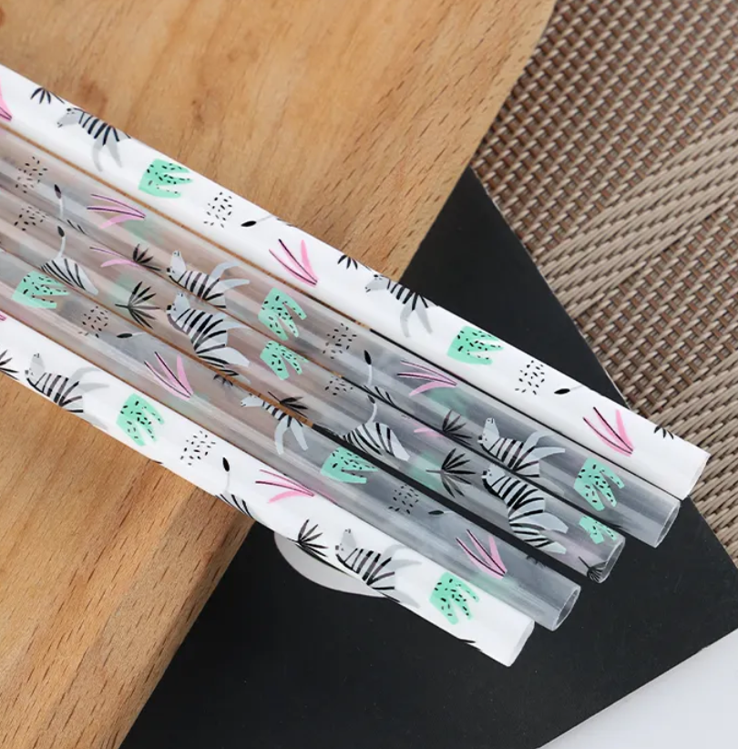 Zebra Reusable Straw - Single